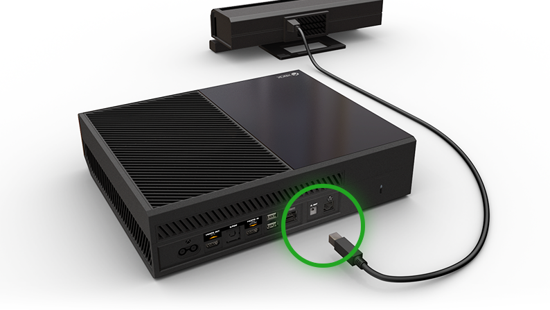 Kinect センサーが Xbox One S または Xbox One (初期型) 本体で認識 