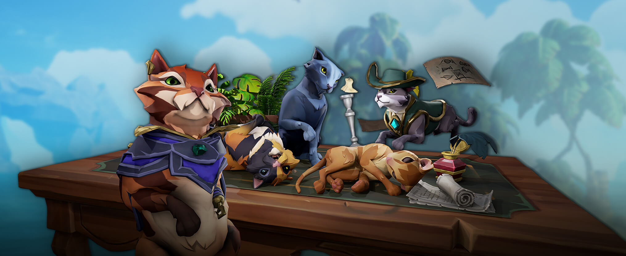 Sea of Thieves adding cats (in hats) and a new trading company in