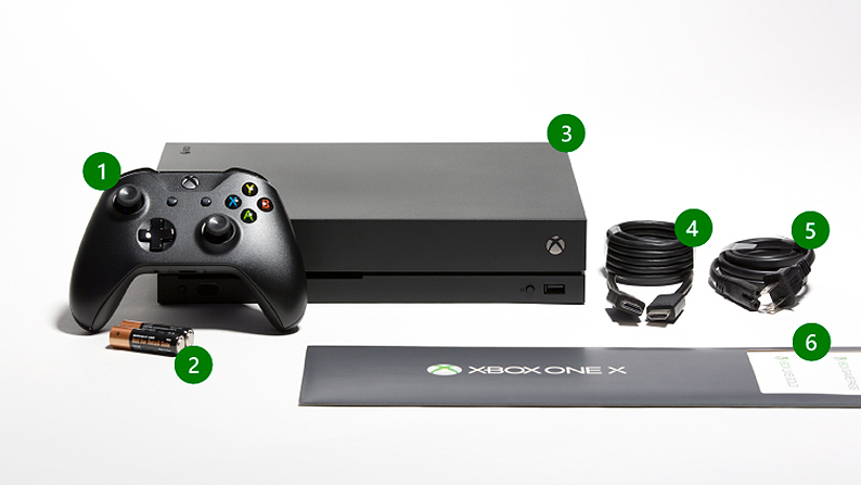 What S In The Box With Xbox One Xbox Support