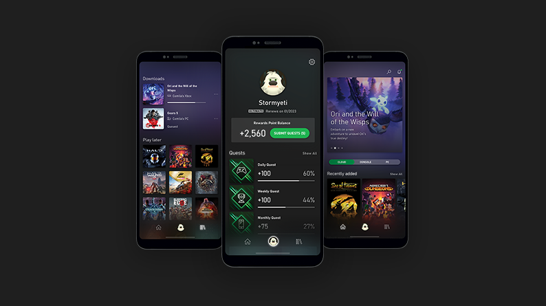 Xbox Game Pass Mobile App