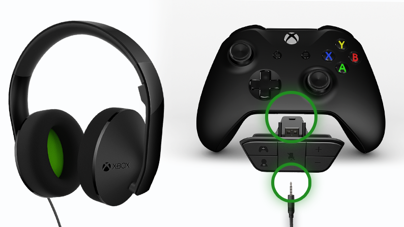 xbox one stereo headset and adapter