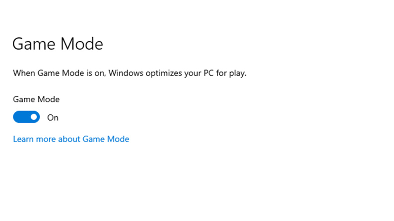 Use Game Mode While Gaming On Your Windows 10 Device Xbox Support