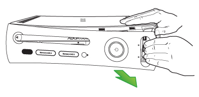 xbox 360 s hard drive removal