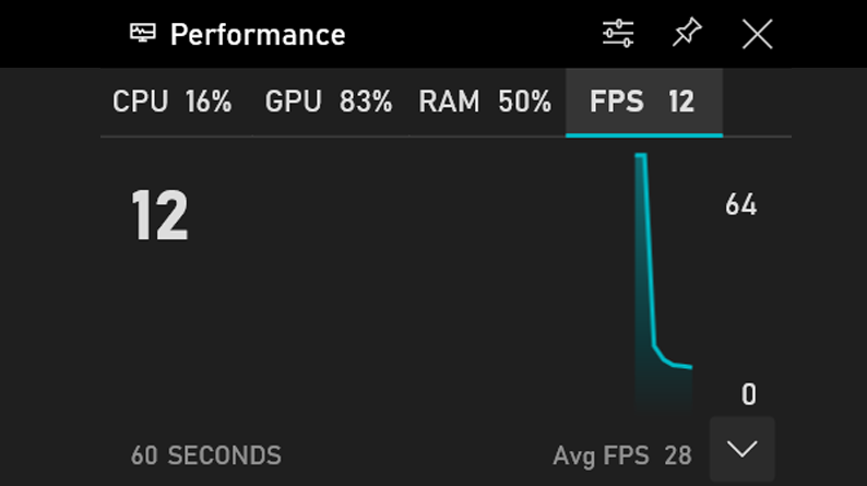 Track your PC s performance with Game Bar Xbox Support