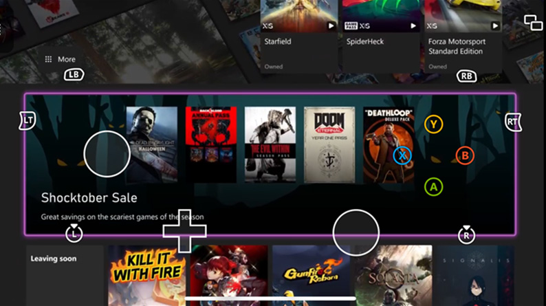 Use Xbox touch controls with cloud gaming or remote play