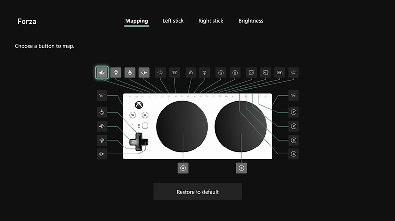 Xbox adaptive controller clearance buttons