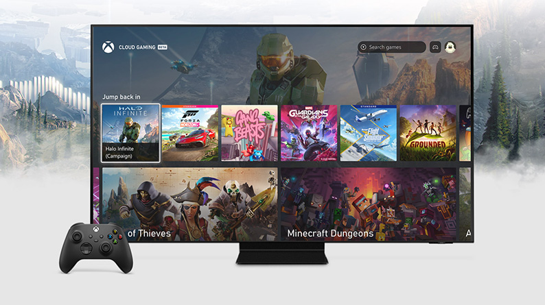 Jogos na nuvem com o aplicativo Xbox na sua smart TV