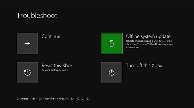 download xbox one update to flash drive